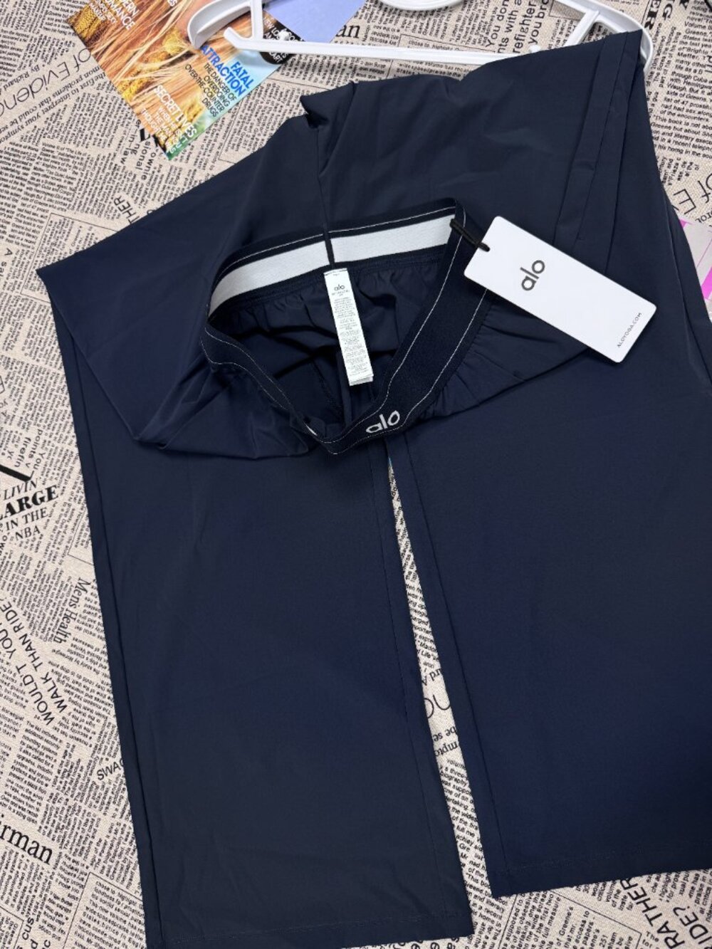NWT ALO Yoga Straight-leg Pants Navy Blue (Regular) 30-inches 💙 Suit Up Trouser - Picture 4 of 9